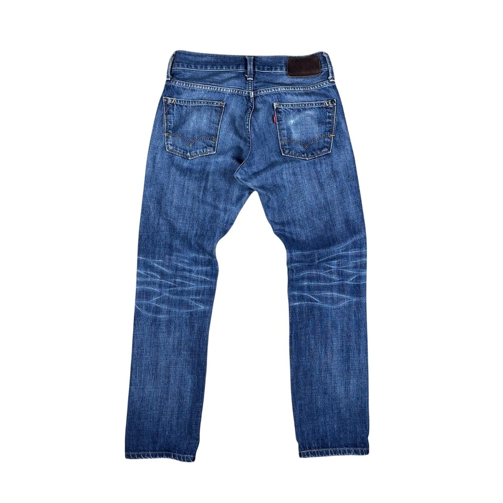 Vtg Levi's Red Skinny Straight Jeans Men's 30x30 Mid-2000s Y2K Archive Dark Wash